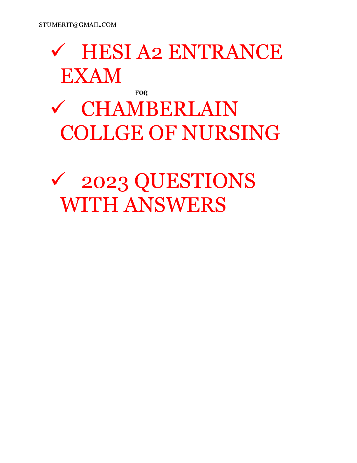 Preview image for HESI A2 READING COMPREHENSION PRACTICE QUESTIONS & ANSWERS V1&2 2022/2023